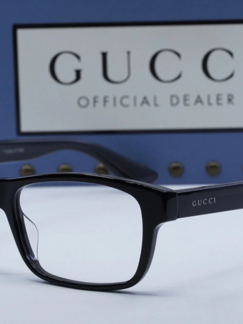 Gucci GG0006OAN 001 Rectangle Eyeglasses 55mm - Black